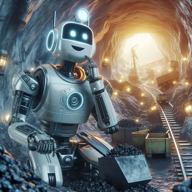 robot AI Mine Safety