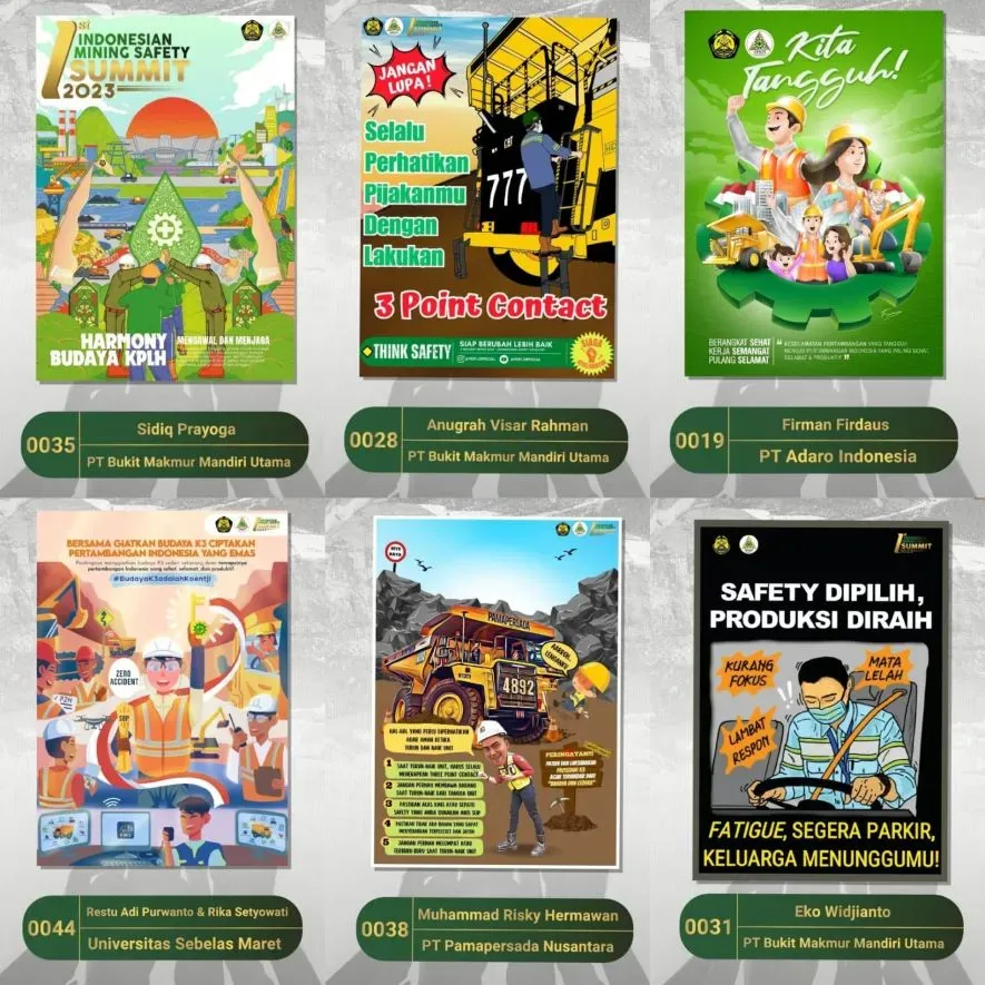 Pengumuman10 Finalis Mining Safety Poster Competition Menuju Puncak Acara 1st Indonesia Mining Safety Summit 2023 News