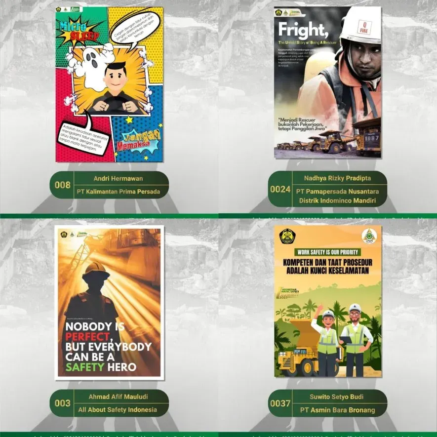 Pengumuman10 Finalis Mining Safety Poster Competition Menuju Puncak Acara 1st Indonesia Mining Safety Summit 2023 News